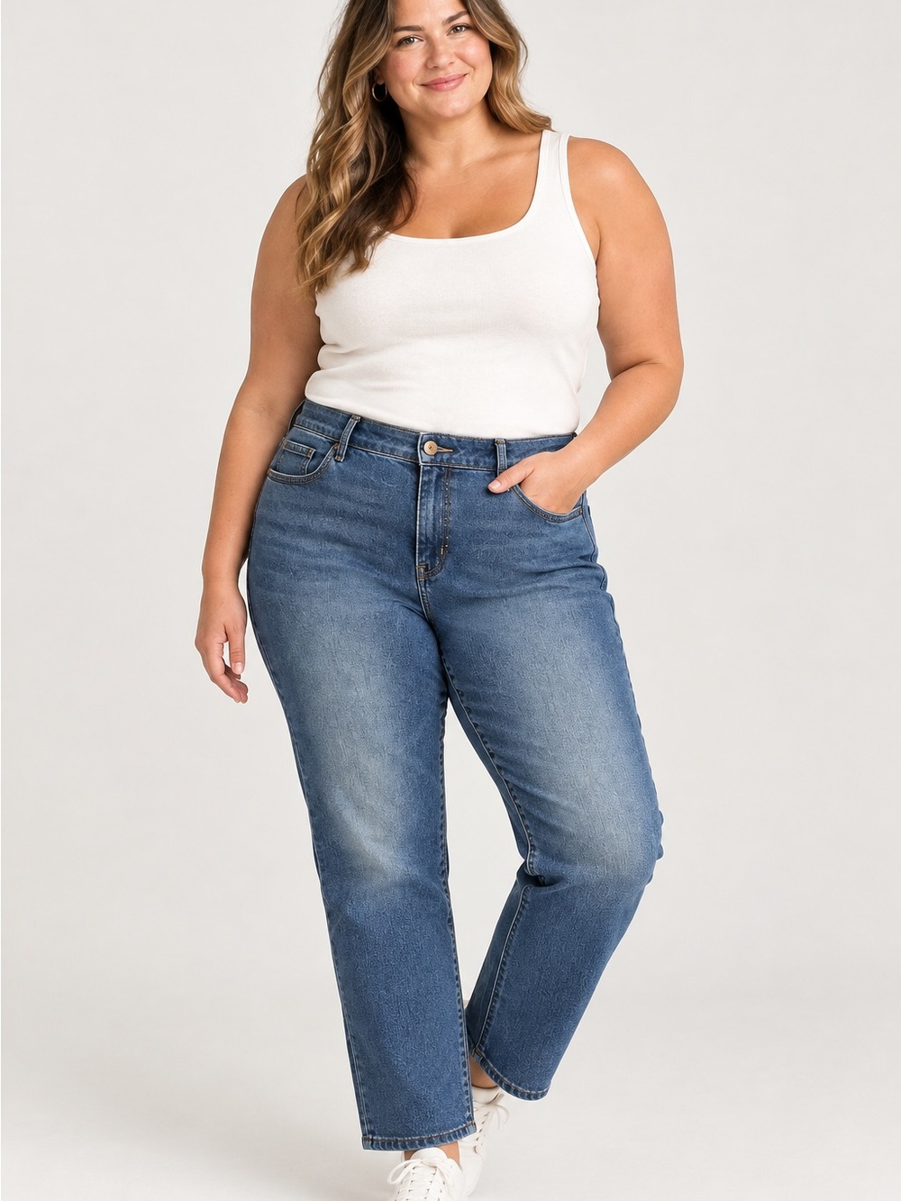NWT Maurice’s Women's classic slim straight Jeans - Mid Wash size 24 short